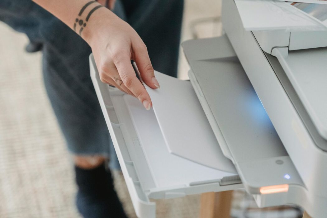 Verbrauchsmaterial Papier für Drucker